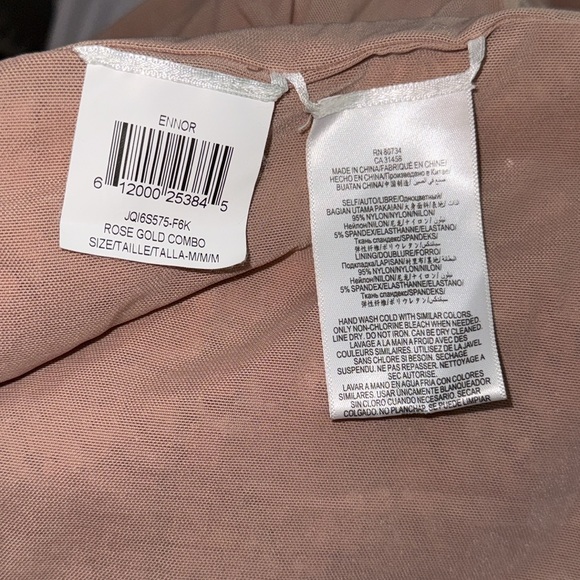 BCBS FORMAL ROSE GOLD SEQUIN FLOOR LENGTH GOWN FAB LOW SCOOP BACK-JAW DROPPING! - Picture 7 of 10